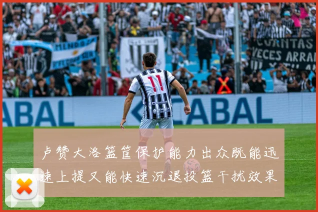 卢赞大洛篮筐保护能力出众既能迅速上提又能快速沉退投篮干扰效果显著